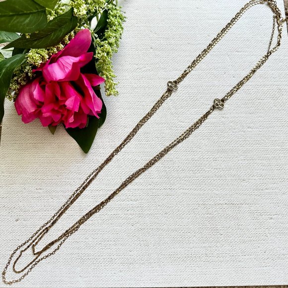 Stella & Dot Long Gold Essential Layering Necklace - Picture 1 of 5